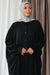 Tulip Wide Abaya with Fronce Sleeves - Scarf Included