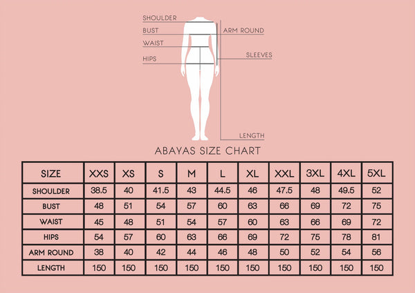 Zipper Abaya With 2 pockets