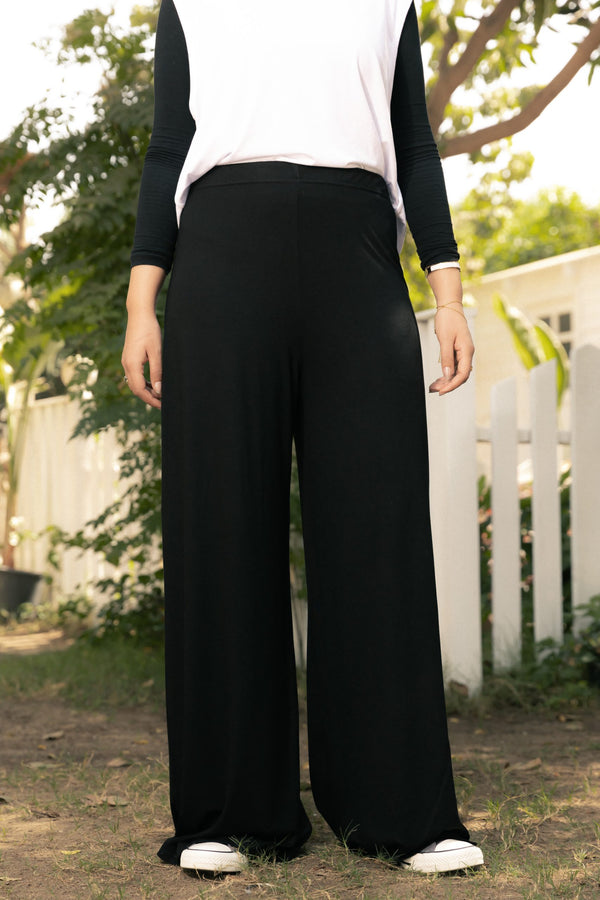 Black Viscose pants