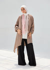 Washed Biege-Mist Silky Blouse