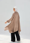 Washed Biege-Mist Silky Blouse