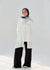 Washed White-Mist Silky Blouse