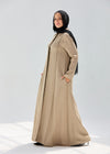 wide abaya shirt