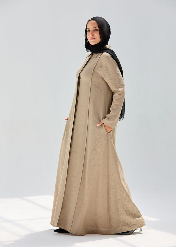 wide abaya shirt
