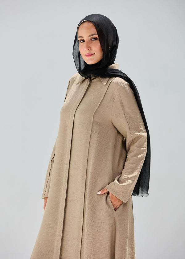 wide abaya shirt