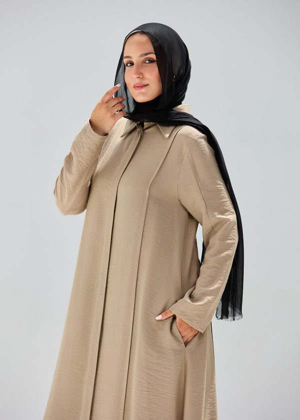 wide abaya shirt