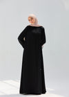 lace wrap abaya