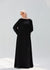 lace wrap abaya