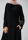 lace wrap abaya