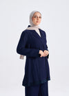 Softline Wrap Top Navy