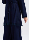 Softline Wrap Top Navy