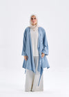Flowy caridgan with belt and wide pockets