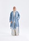 Flowy caridgan with belt and wide pockets