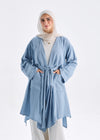 Flowy caridgan with belt and wide pockets