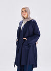 Flowy caridgan with belt and wide pockets