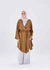 Flowy caridgan with belt and wide pockets