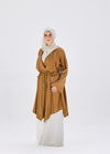 Flowy caridgan with belt and wide pockets