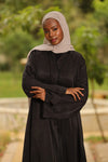 Luxurey open Abaya with velvety texture