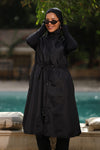 Modest swimwear set black color