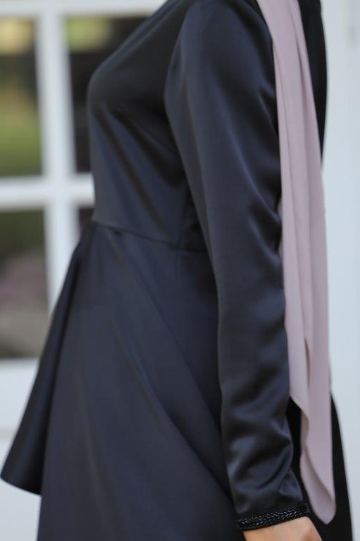 Satin Top and Maxi Skirt Soirée Set