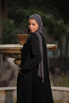 Sporty Comfy mixed fabric abaya