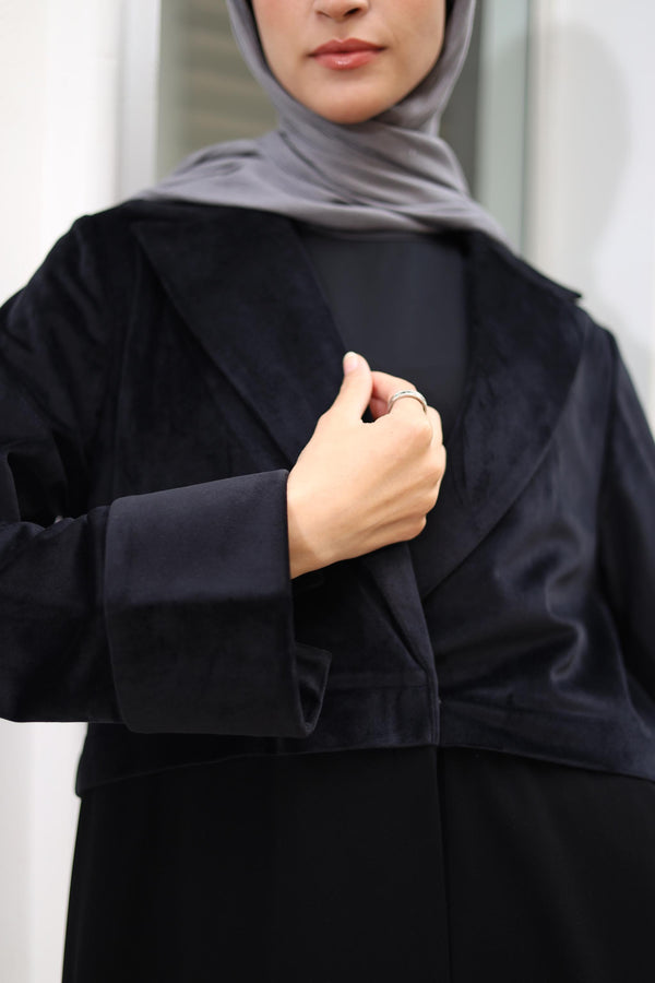 Velvet warm abaya