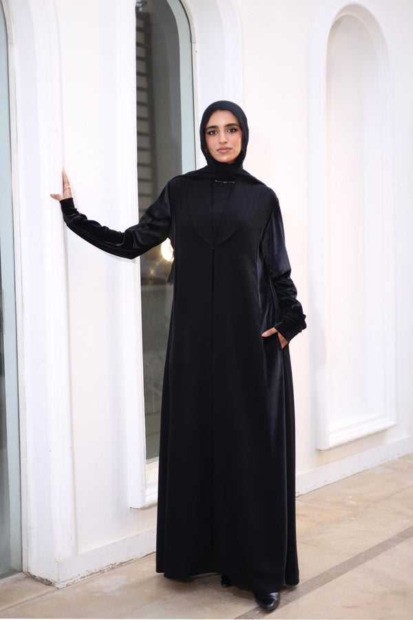 Abaya velvet soft