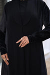 Abaya velvet soft
