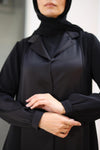 Silk Abaya With Satin Touch