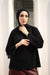 raglan sleeve sweater black
