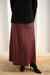 Burgundy Leather skirt
