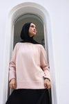 raglan sleeve sweater Rose