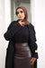 Dark brown Leather skirt