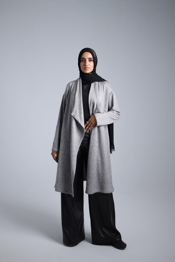 long tricot cardigan