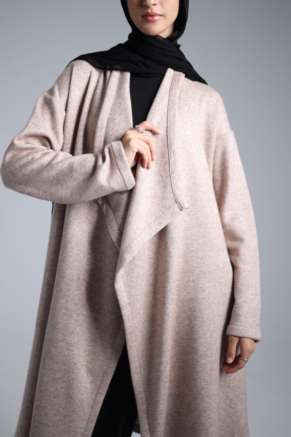 long tricot cardigan