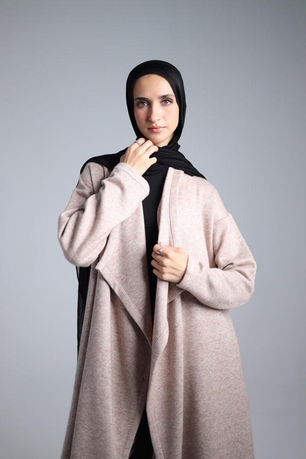 long tricot cardigan