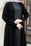 Satin*Crepe Classic Abaya