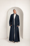 Denim flowy Open Abaya
