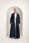Denim flowy Open Abaya