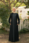 comfy Abaya With Mixed fabrics