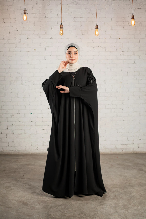 Abaya Freesize With Colored Embroidery