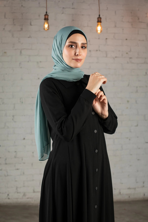 Abaya With front bottons