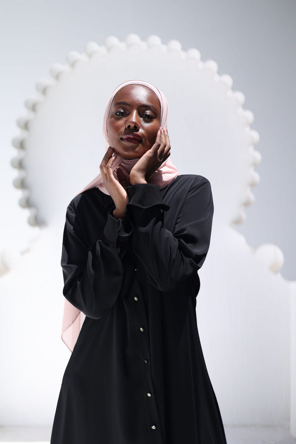 Classic formal set long top with texture fabric