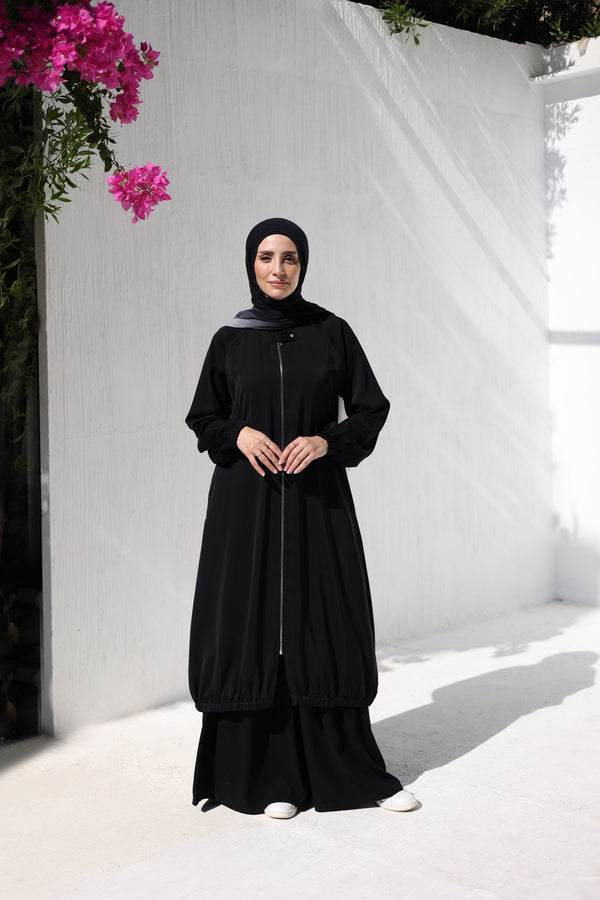 Cardigan with Oxyde or Silver Zipper