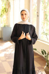 TheMaxi Kaftan with trim black