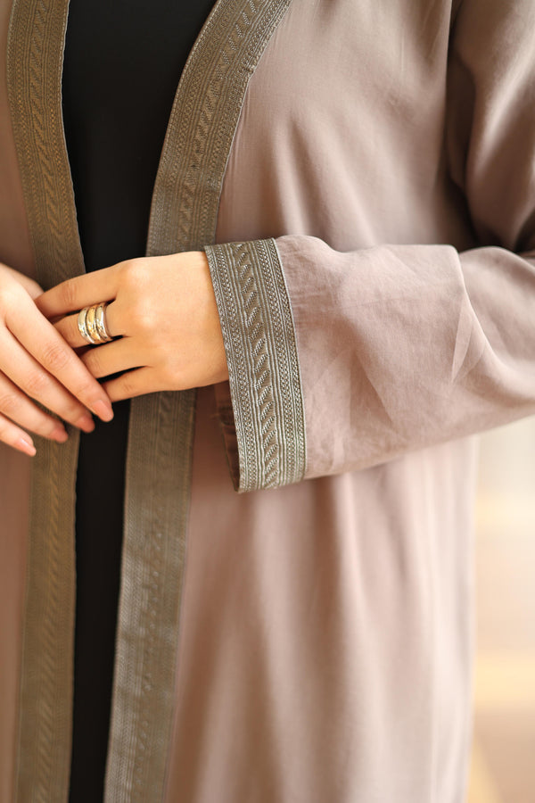 TheMaxi Kaftan with trim cafe