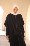 Voyager Cape Black Abaya