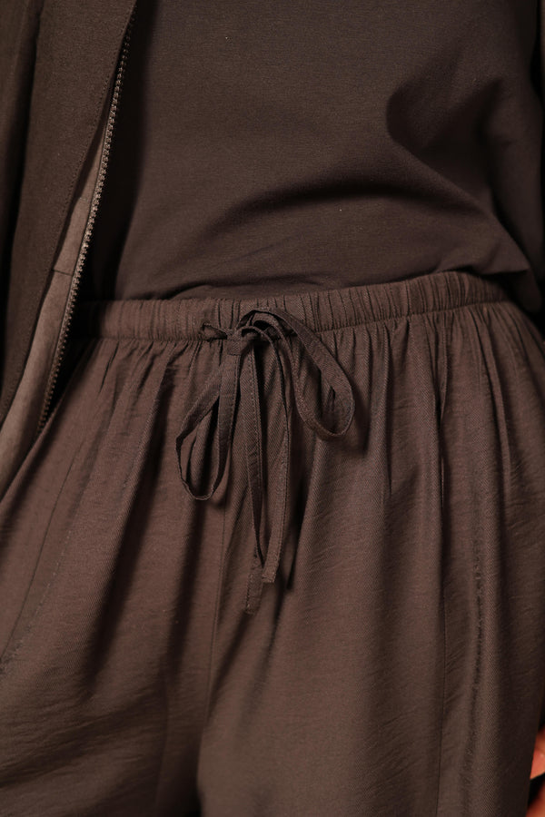 wide leg palazzo pants black