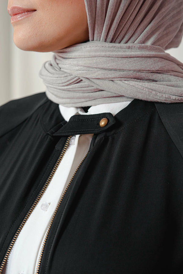 Cardigan with Oxyde or Silver Zipper