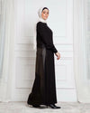 Chemise Abaya with touch of Satin